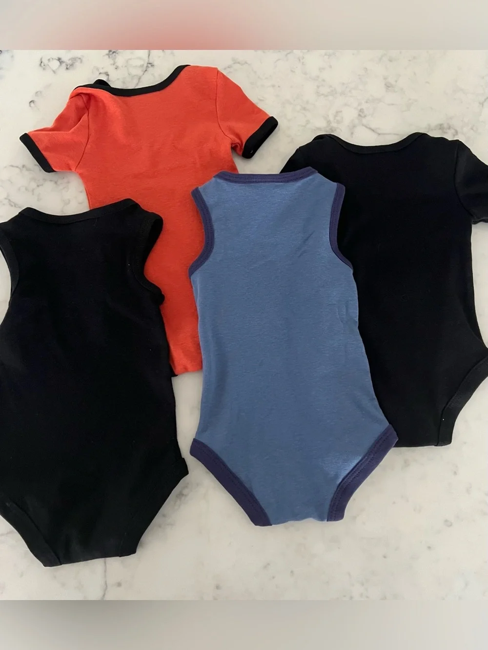 Harley Davidson motorcycles Set of 4 Onsies Bodysuits Infant Boys 0/3 Months
